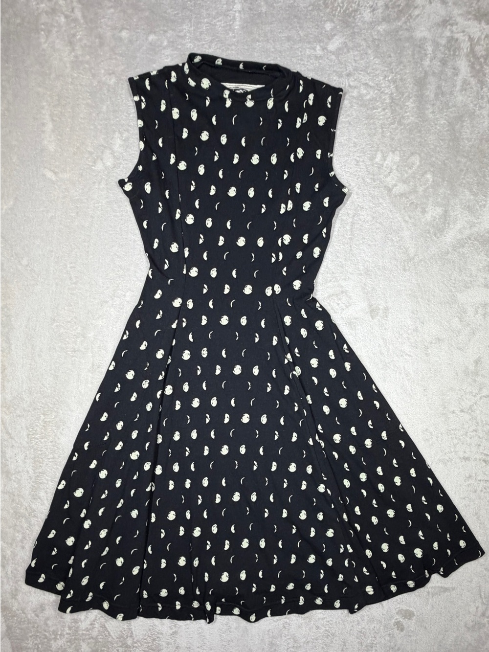 Effie’s Heart The Mia Moon Celestial Mond Black Cream A Line Dress Size Small